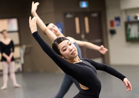 Image of dancers in the studio