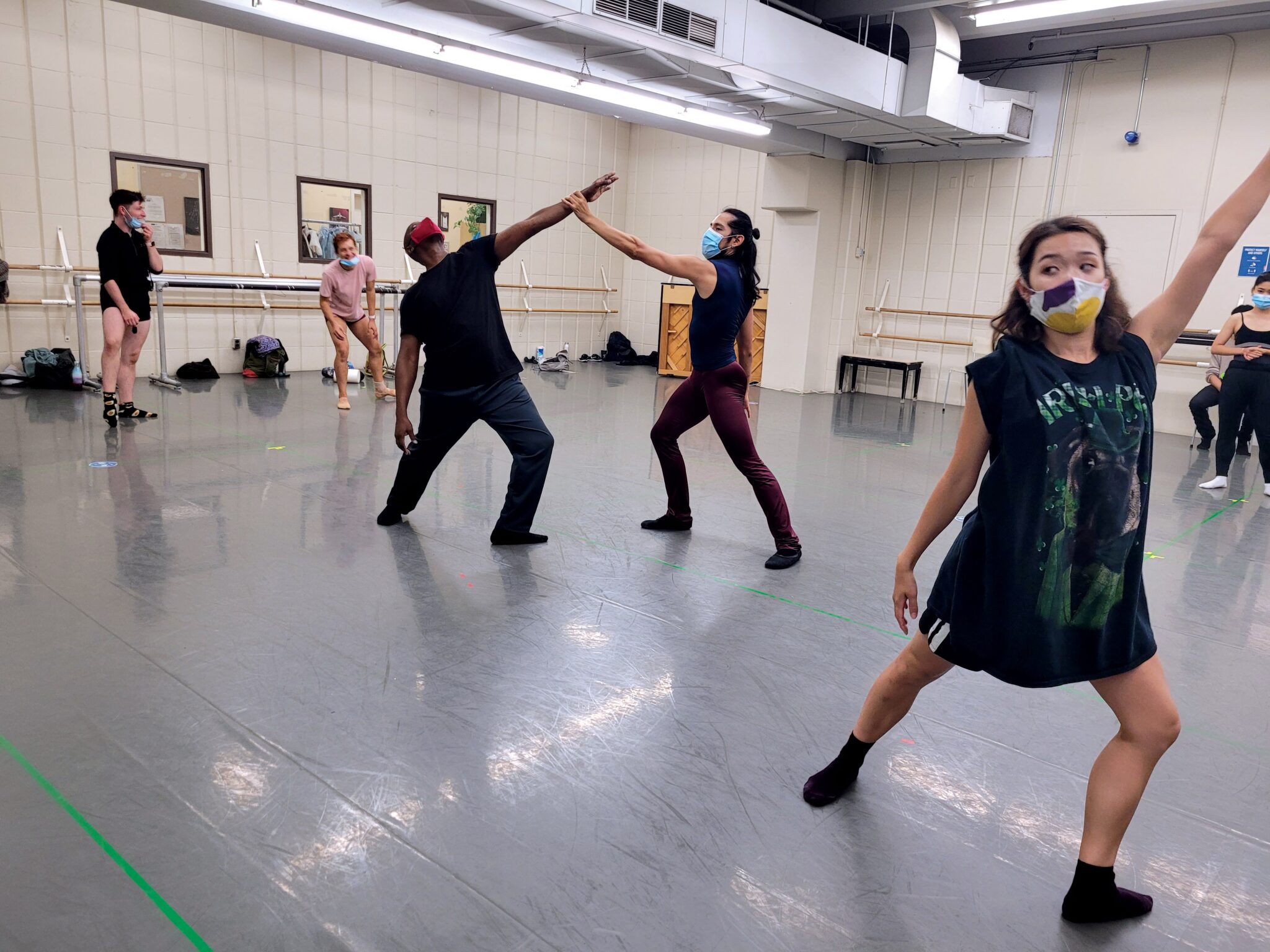 Dream Talker: Jose Angel Carret Ballet Jörgen in the studios choreography